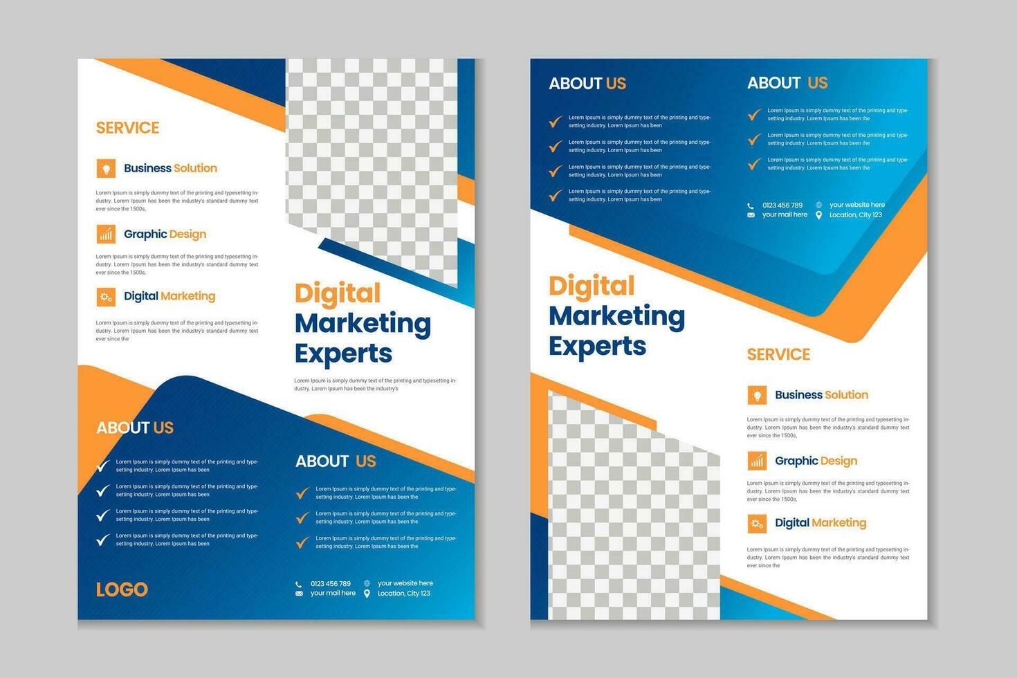 Corporate book cover design, flyer template design set, business brochure, design elements, annual report, portfolio, magazine, poster, modern presentation, a4 size banner template design vector