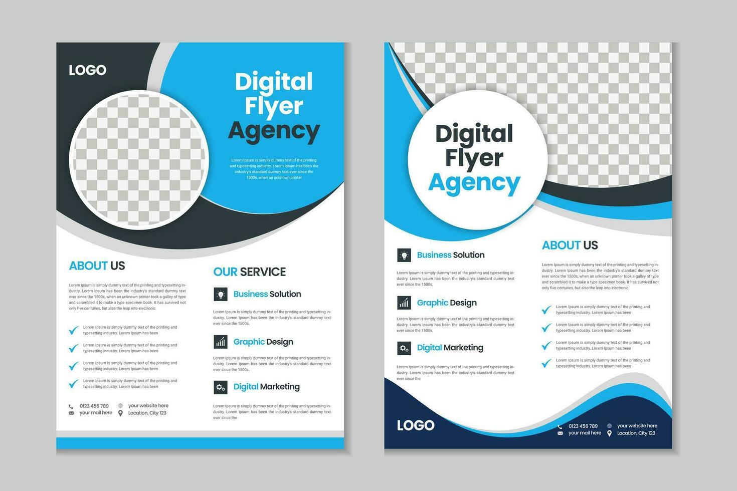 Corporate free flyer template, pamphlet, marketing flyer, company profile, proposal, promotion, advertising poster, cover page, presentation, annual report, magazine, business brochure design vector