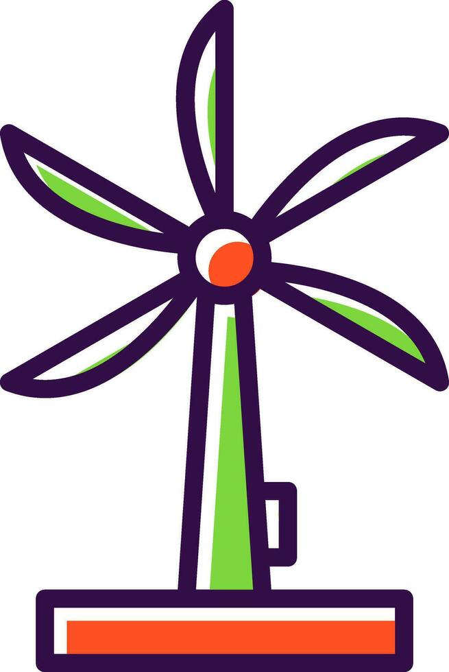 Wind energy Vector Icon Design