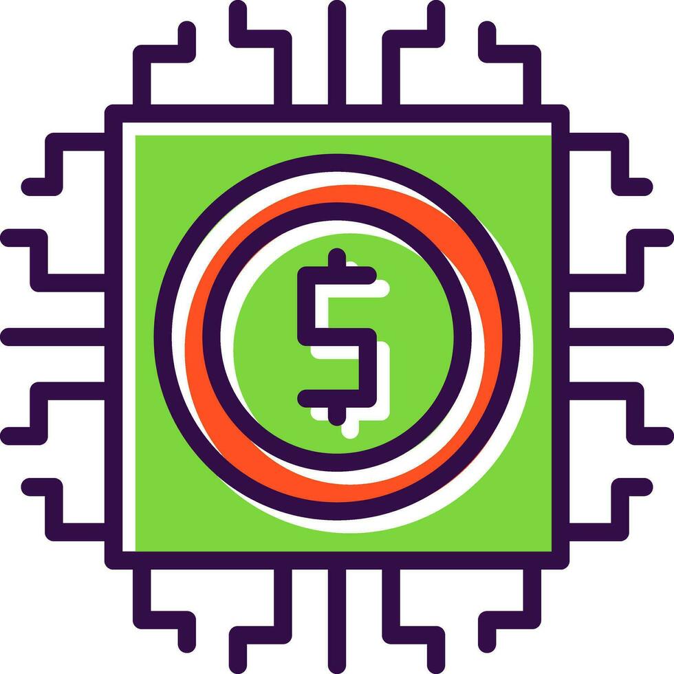 Digital currency Vector Icon Design