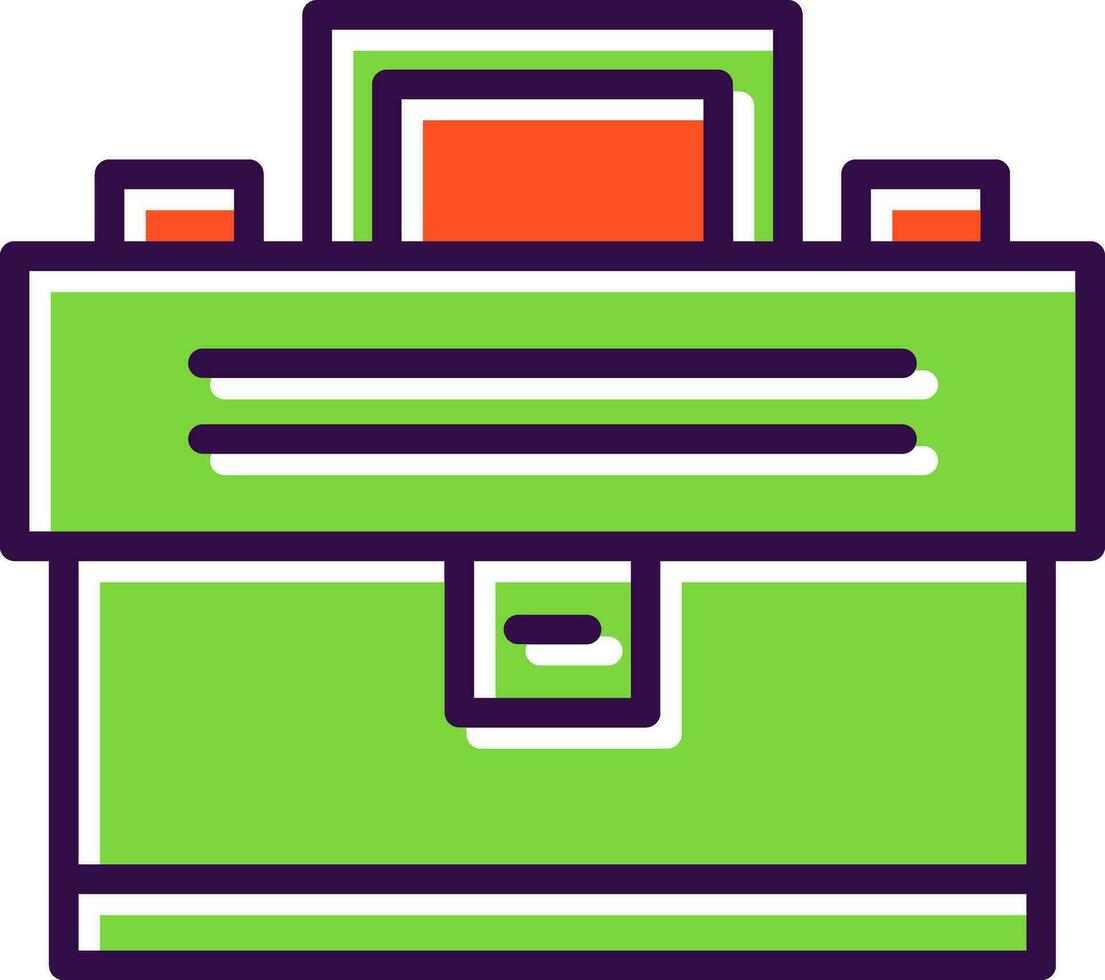 Briefcase Vector Icon Design