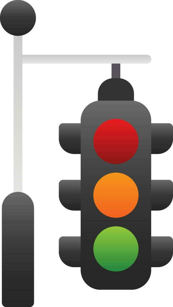 Traffic Lights Vector Icon Design