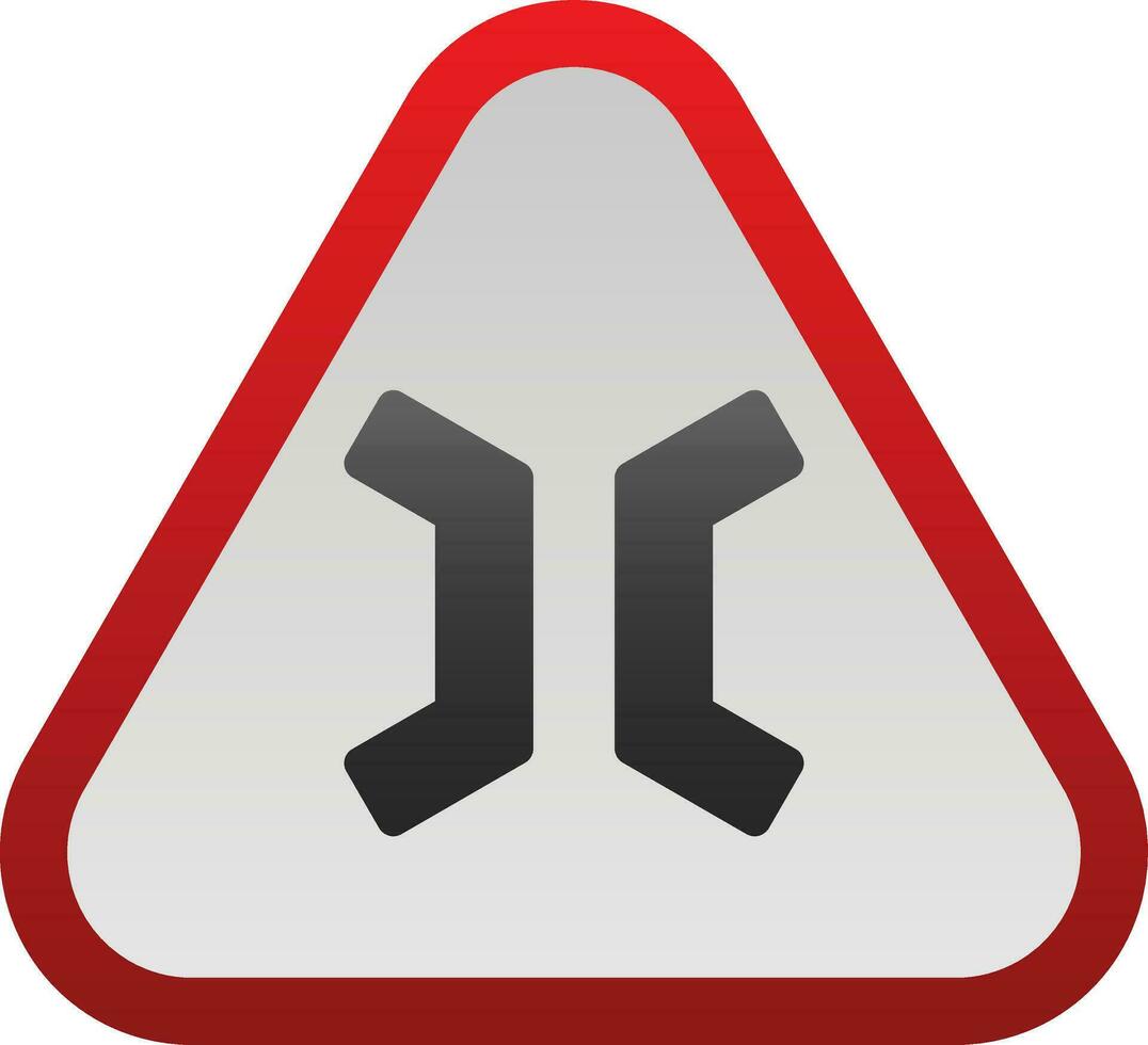 Narrow Bridge Vector Icon Design