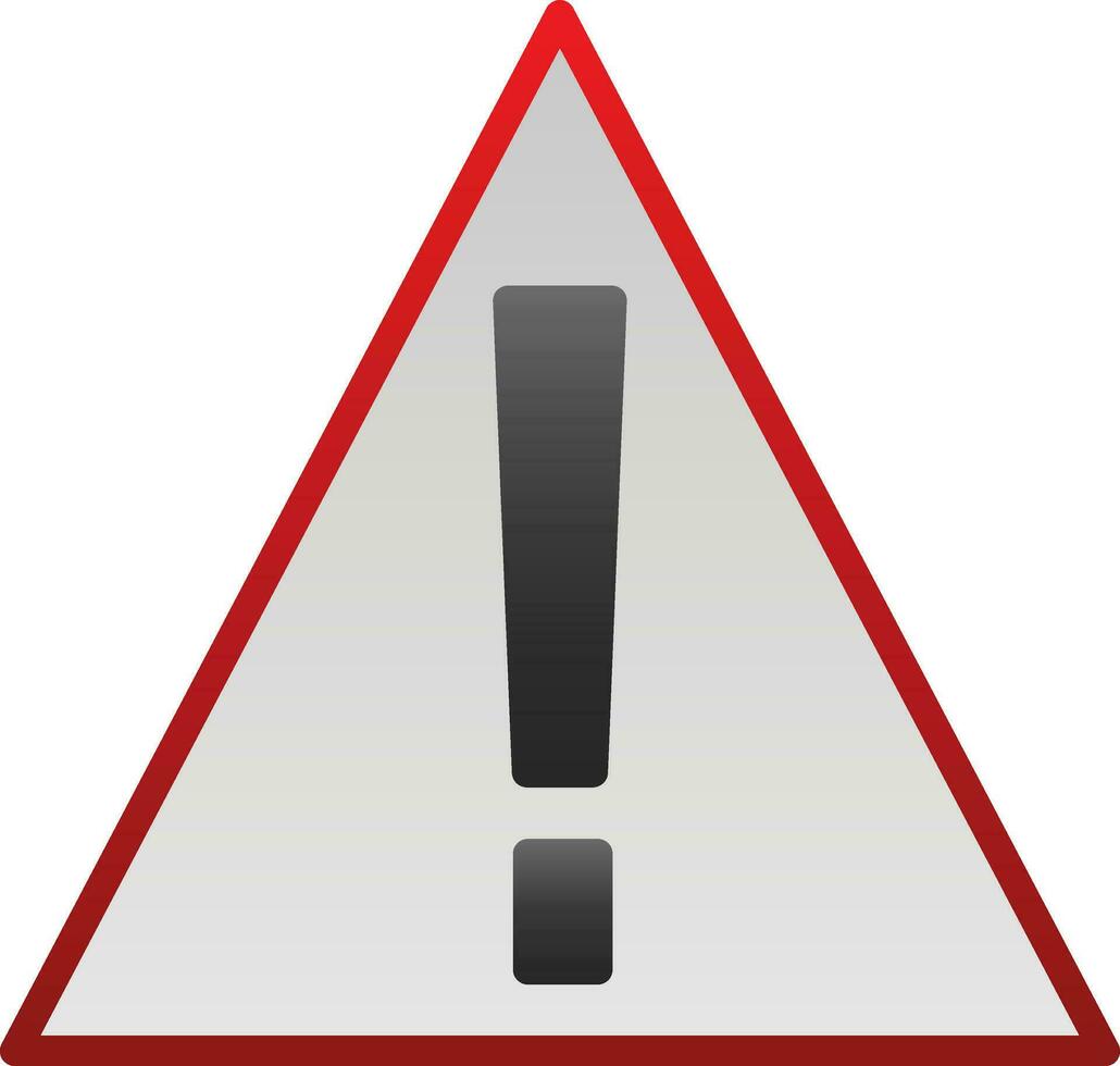 Warning Vector Icon Design