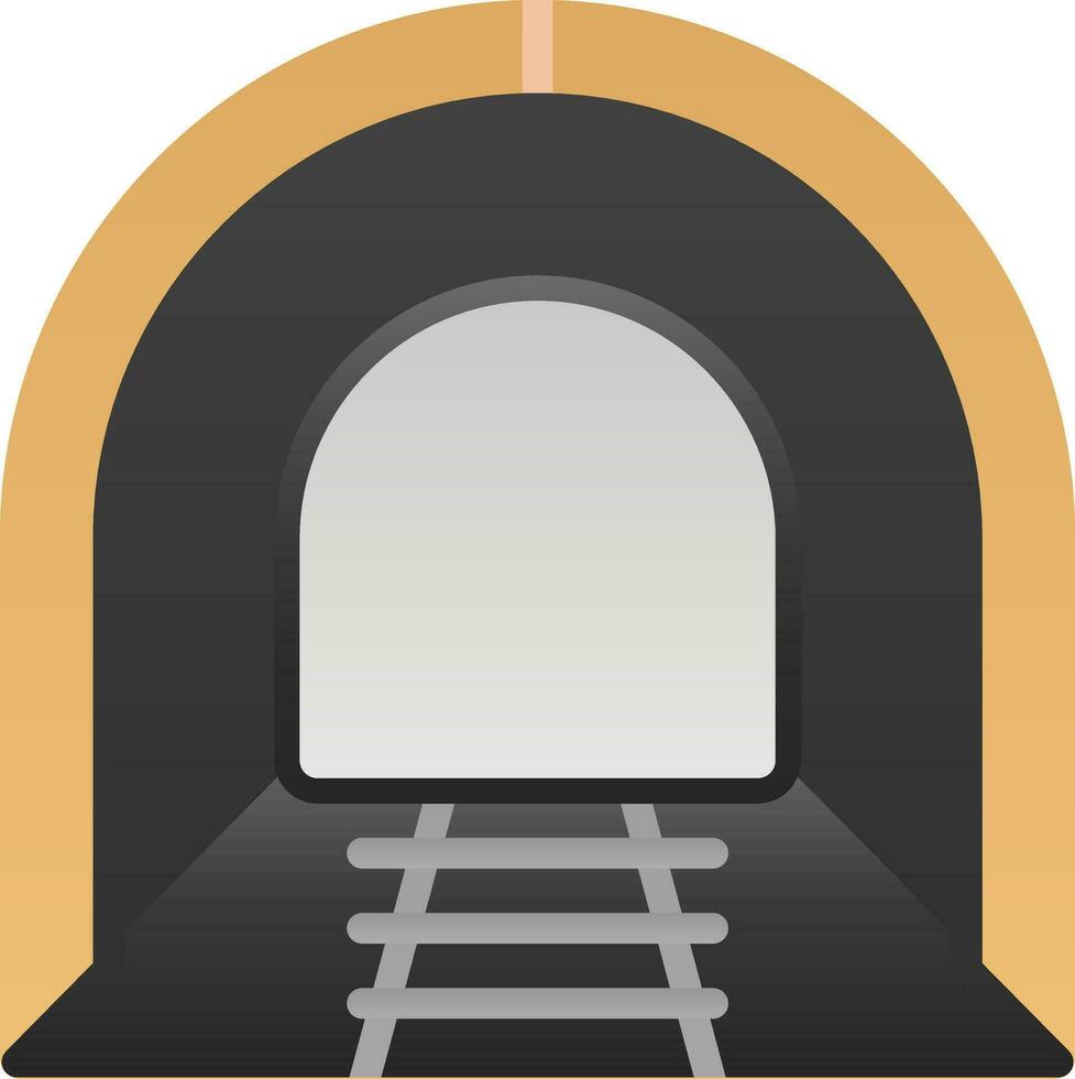 diseño de icono de vector de túnel