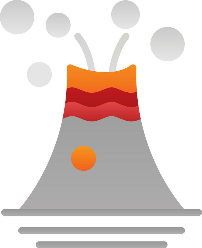 diseño de icono de vector de volcán