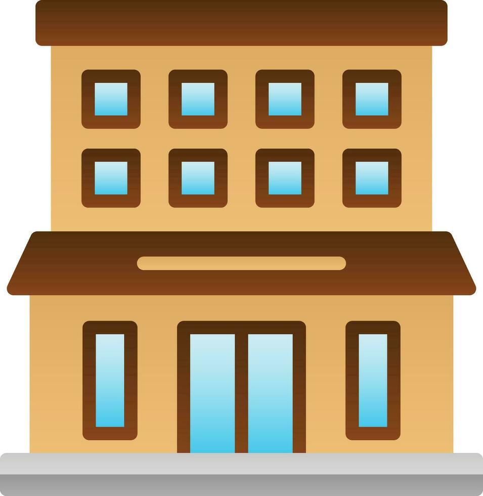 diseño de icono de vector de edificio de oficinas