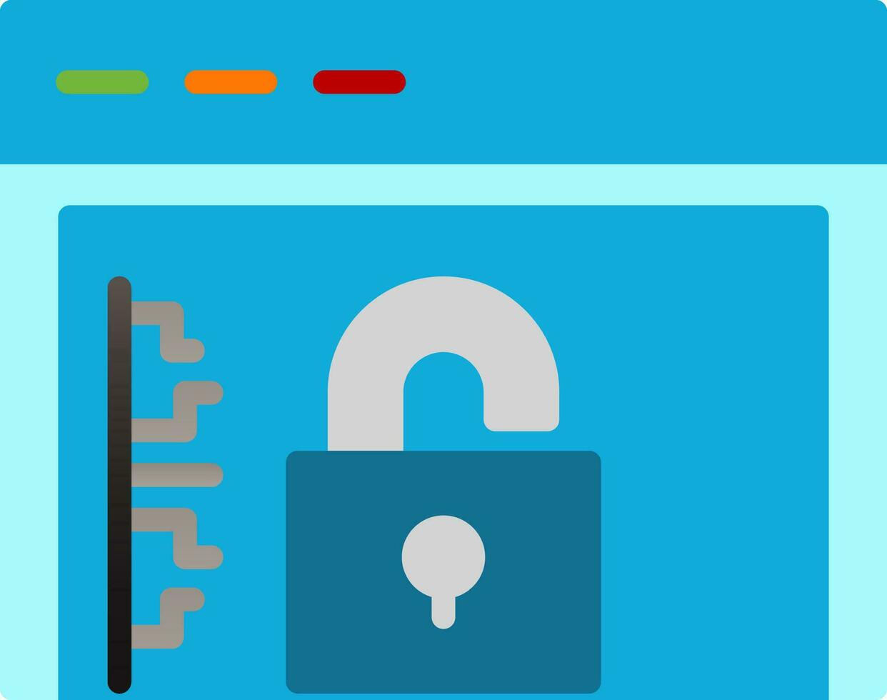 Web encryption Vector Icon Design