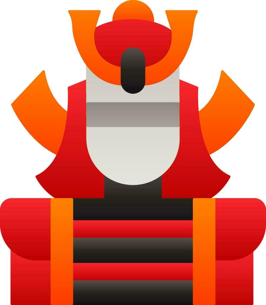 samurai vector icono diseño