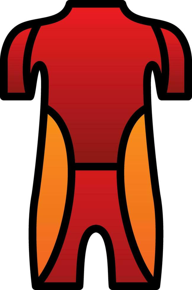 Wet Suit Vector Icon Design