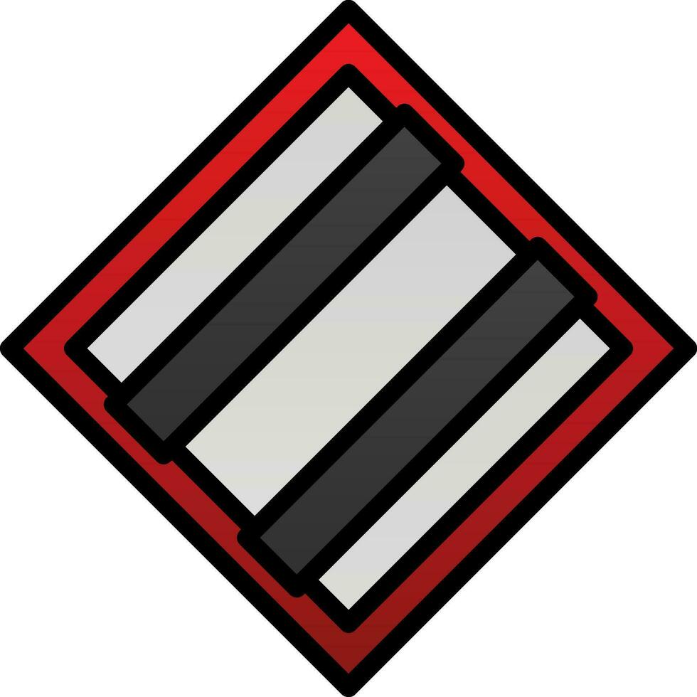 End Of Priority Vector Icon Design