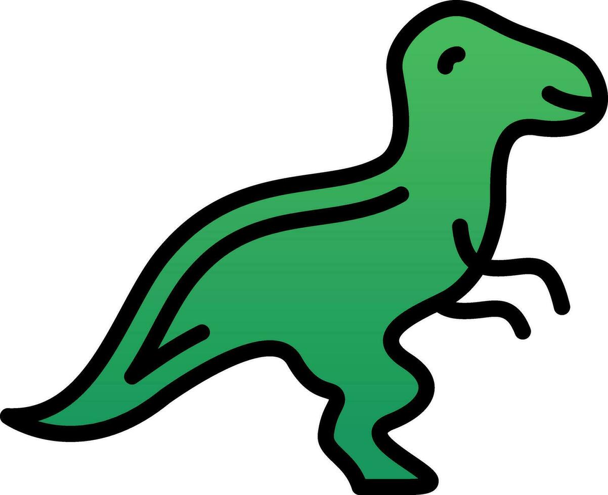 Dinosaur Vector Icon Design