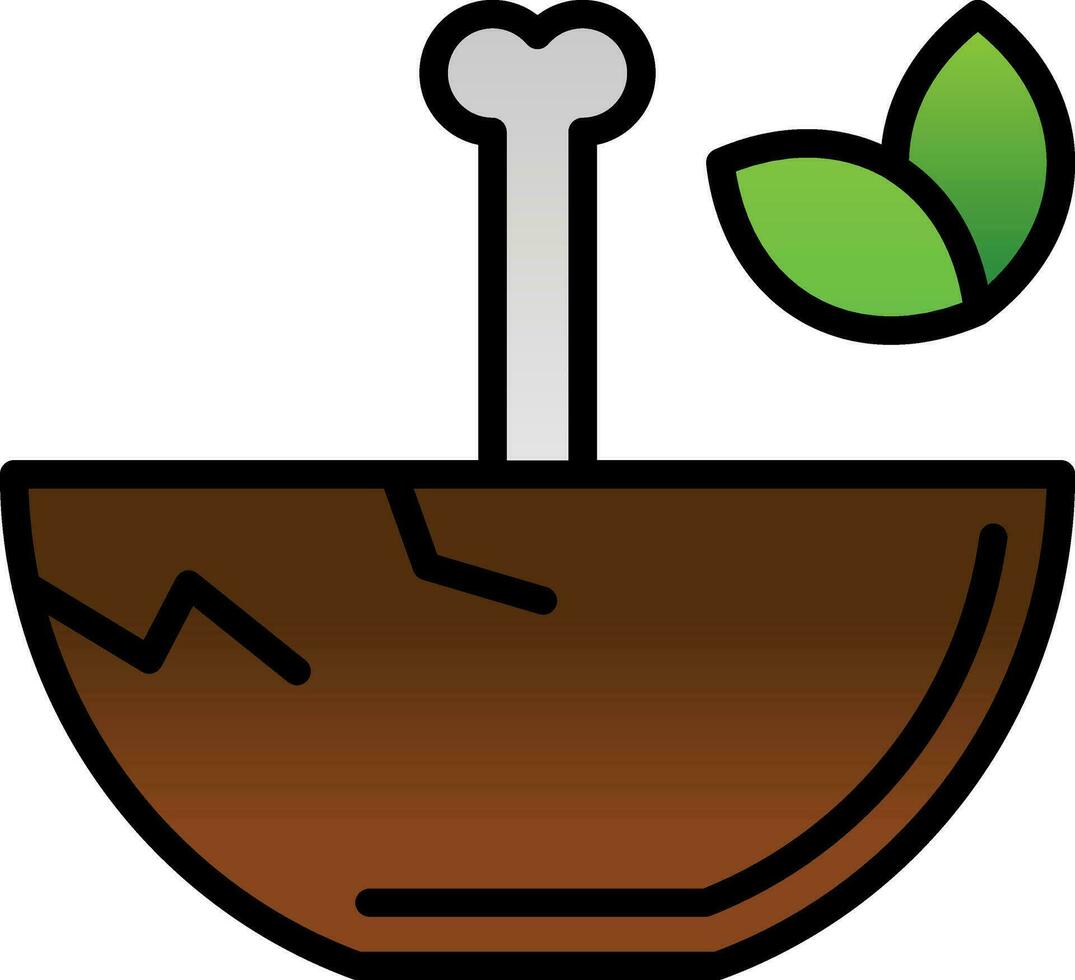 Mortar Vector Icon Design