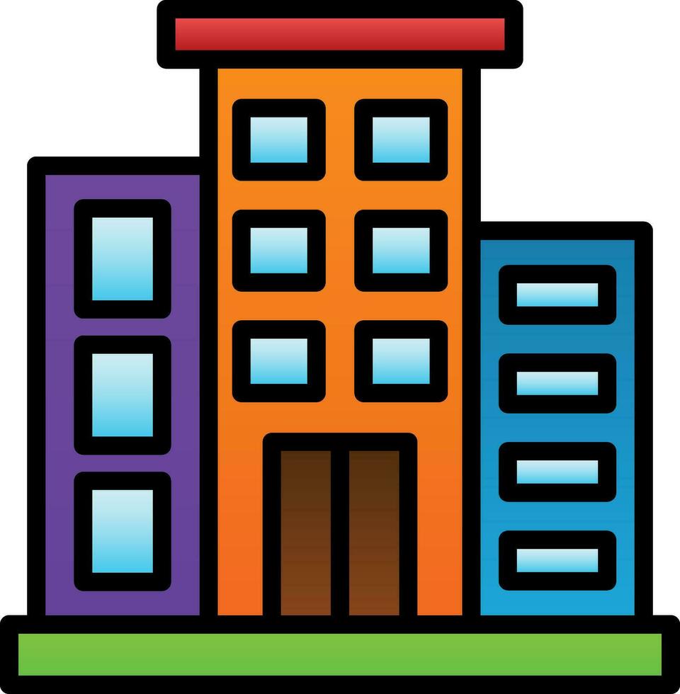 Building Vector Icon Design