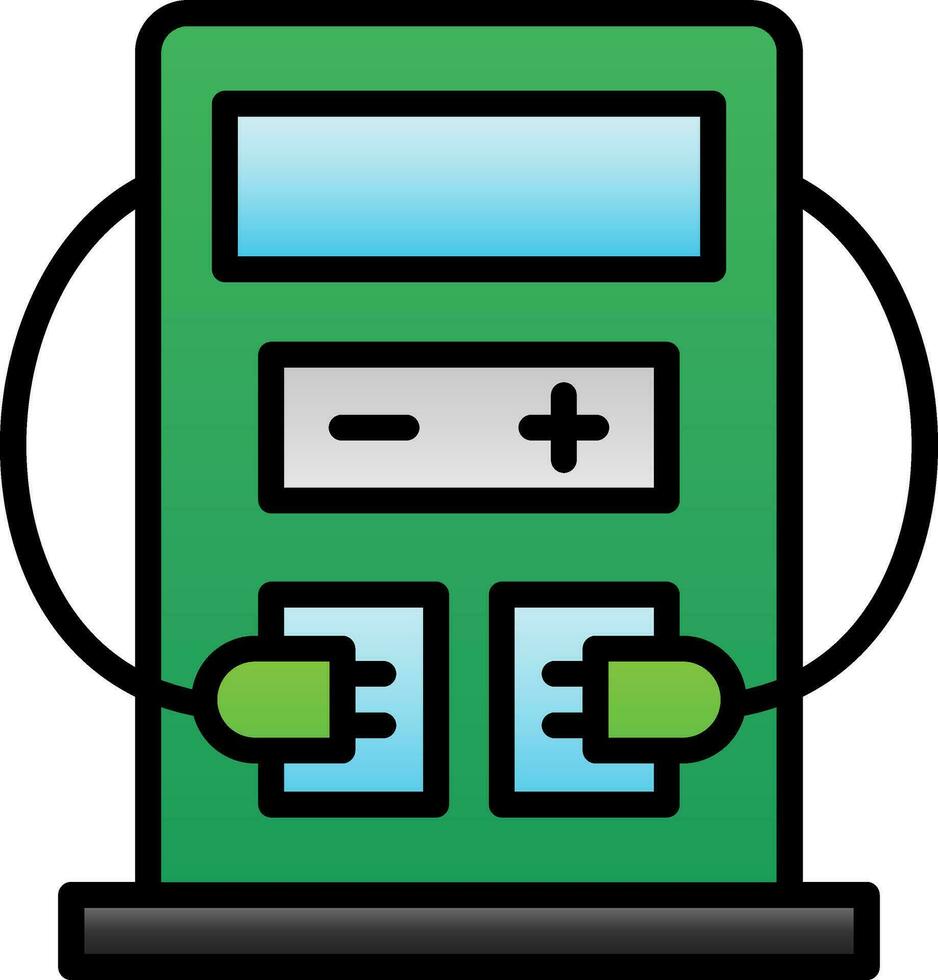 Charging station Vector Icon Design