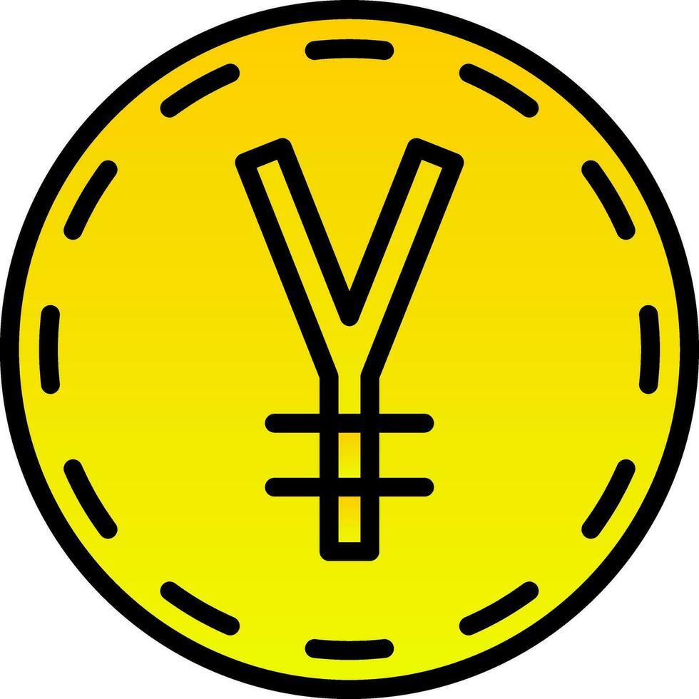 Yen Vector Icon Design