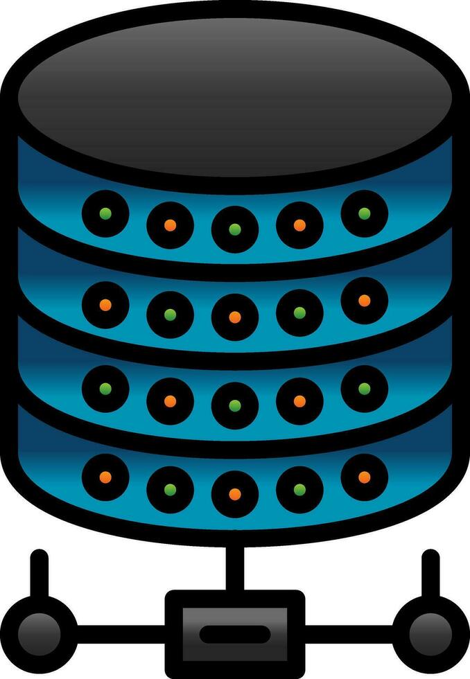 Database Vector Icon Design