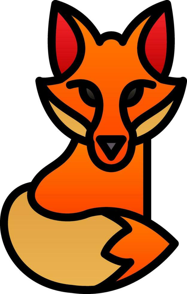 Fox Vector Icon Design