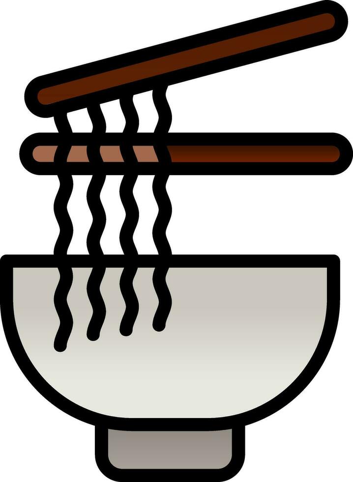 diseño de icono de vector de ramen