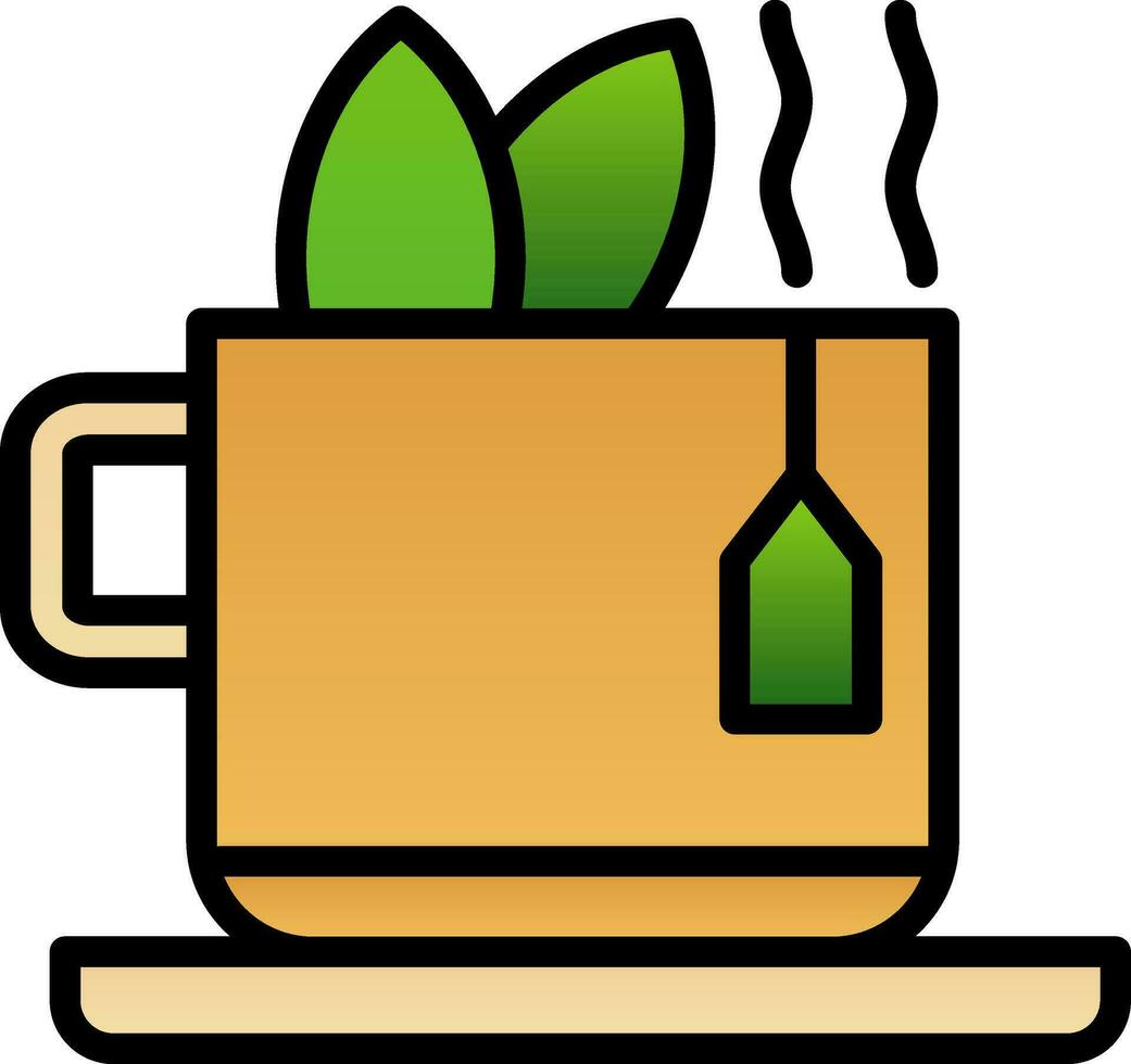 Matcha tea Vector Icon Design