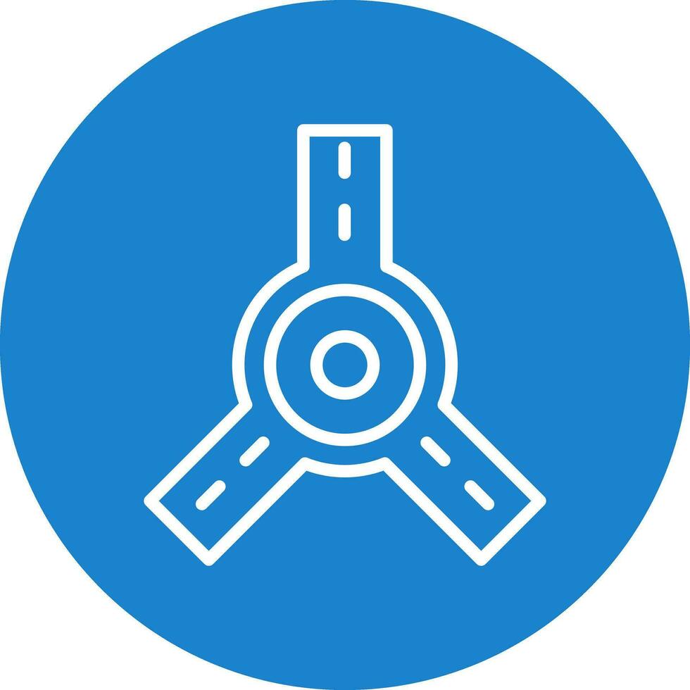 Roundabout Vector Icon Design