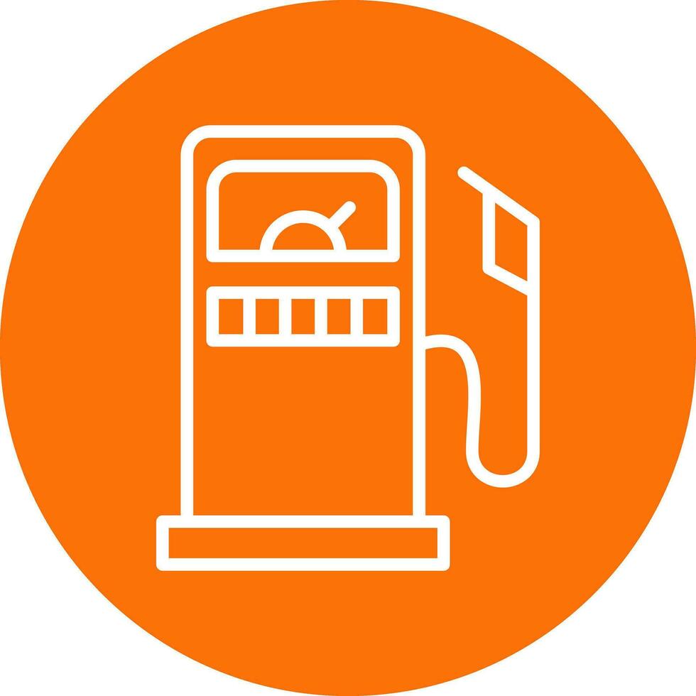 Gas Station Vector Icon Design