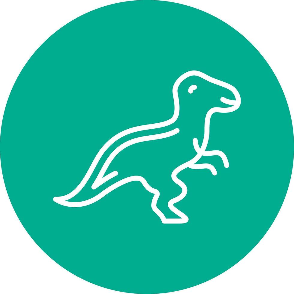 Dinosaur Vector Icon Design