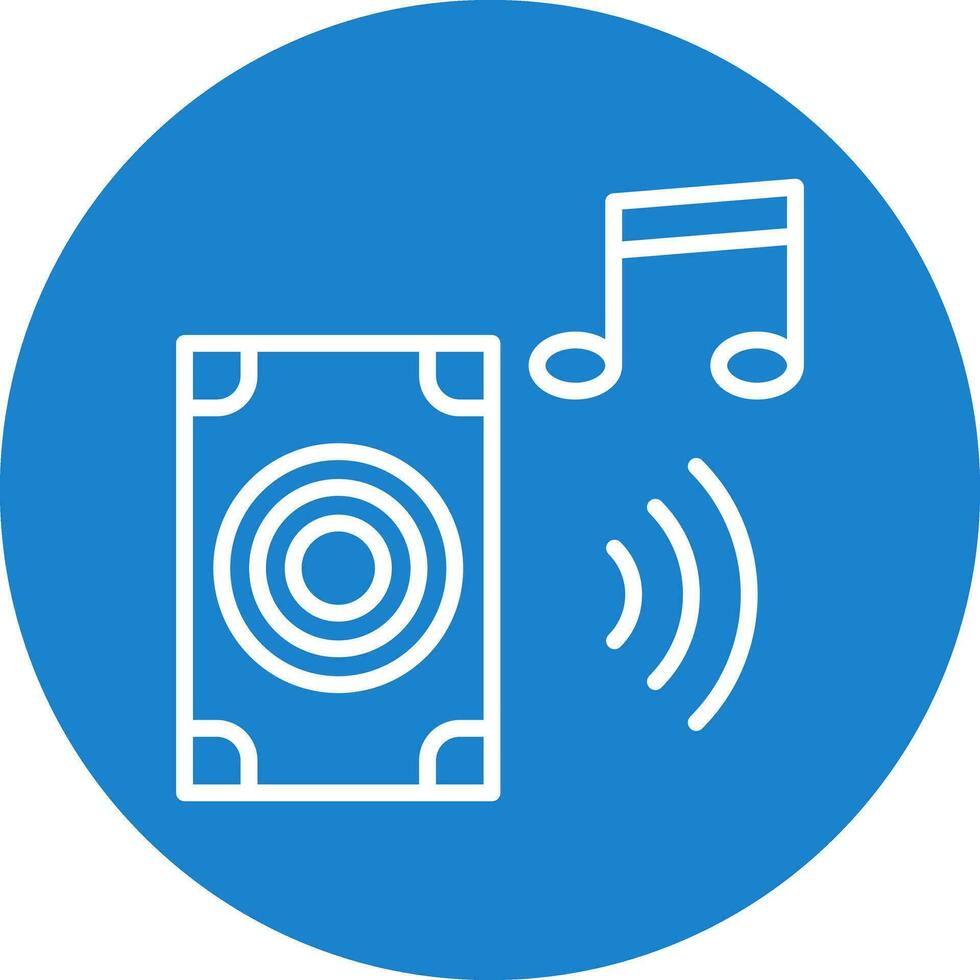 Music system Vector Icon Design