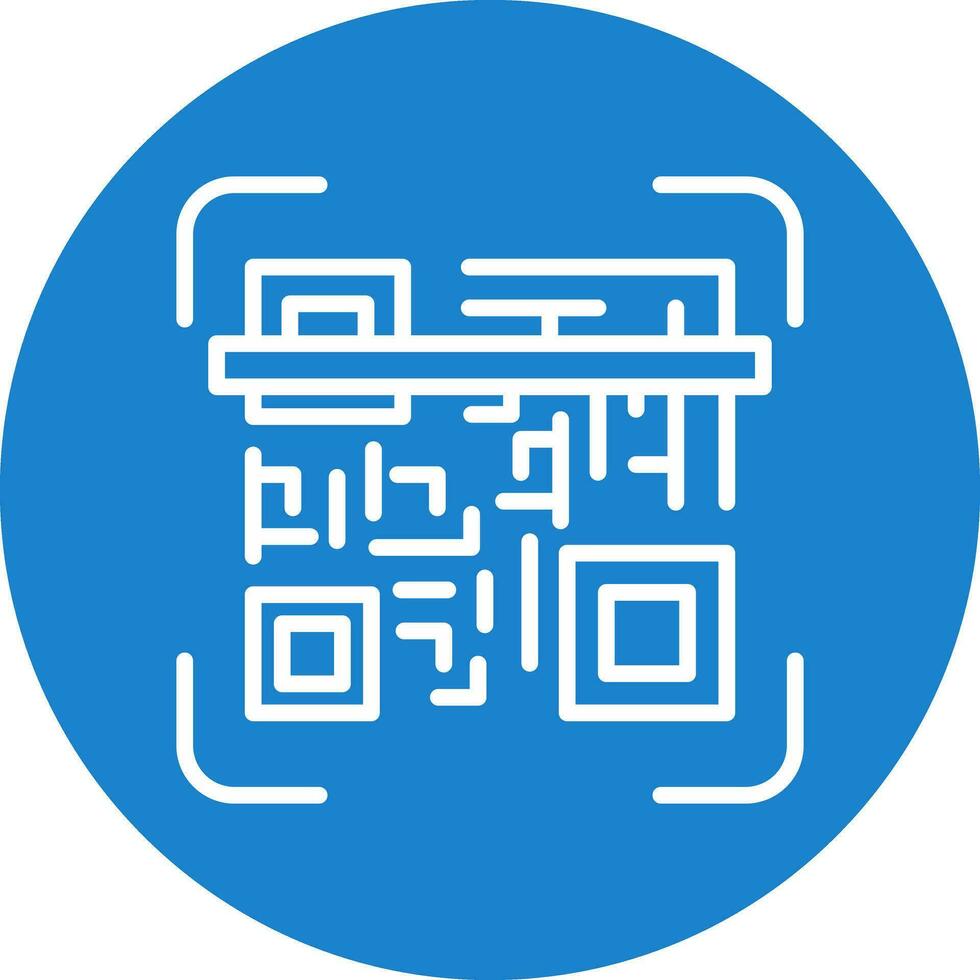 Qr code scan Vector Icon Design