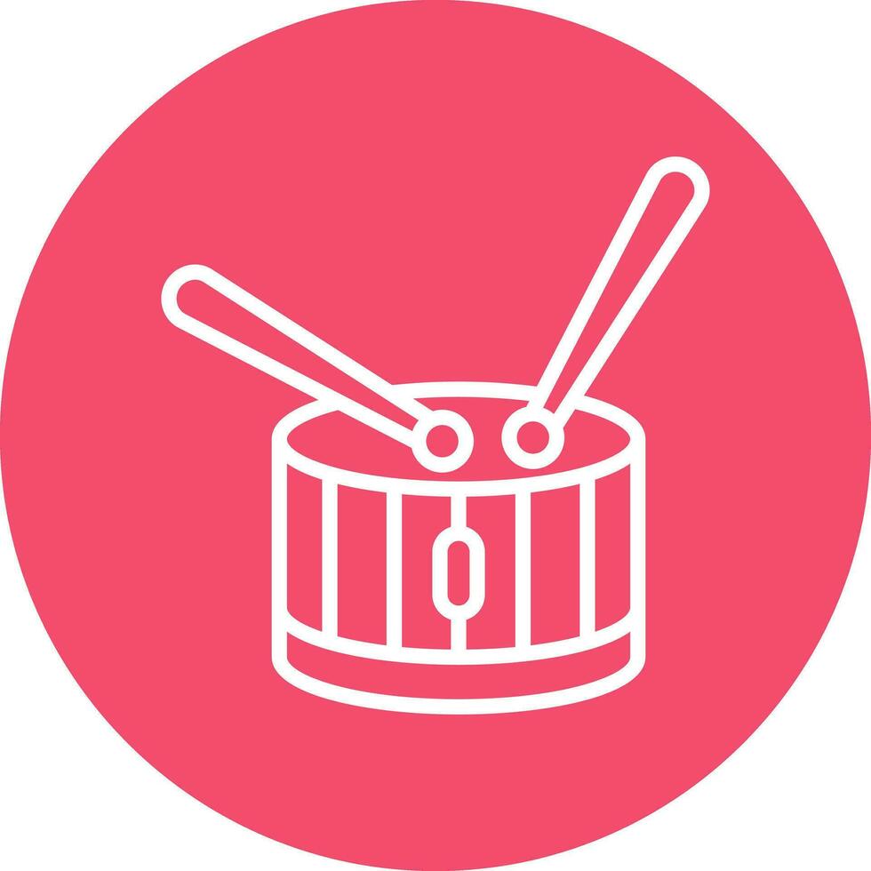 Drum Vector Icon Design