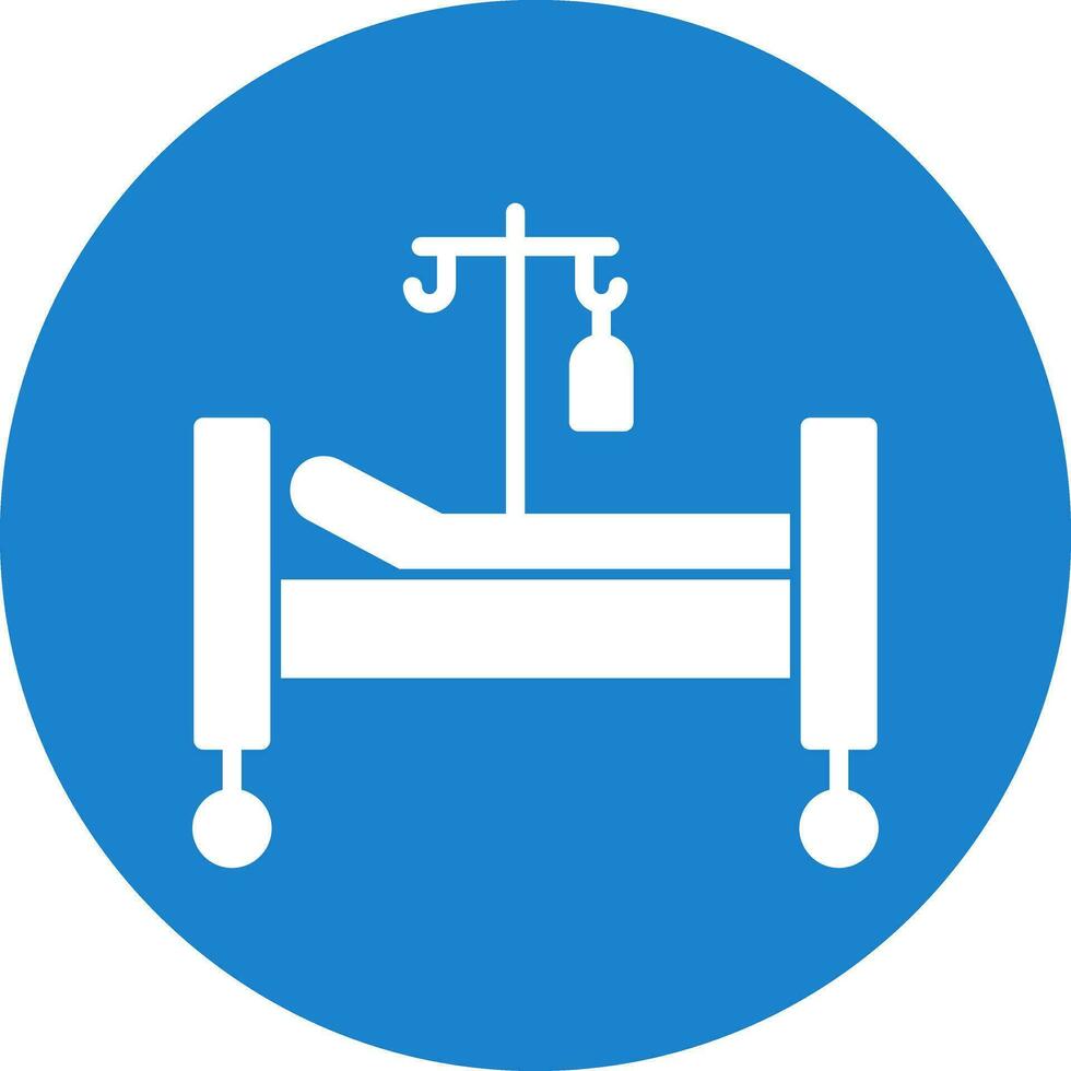 Bed Vector Icon Design