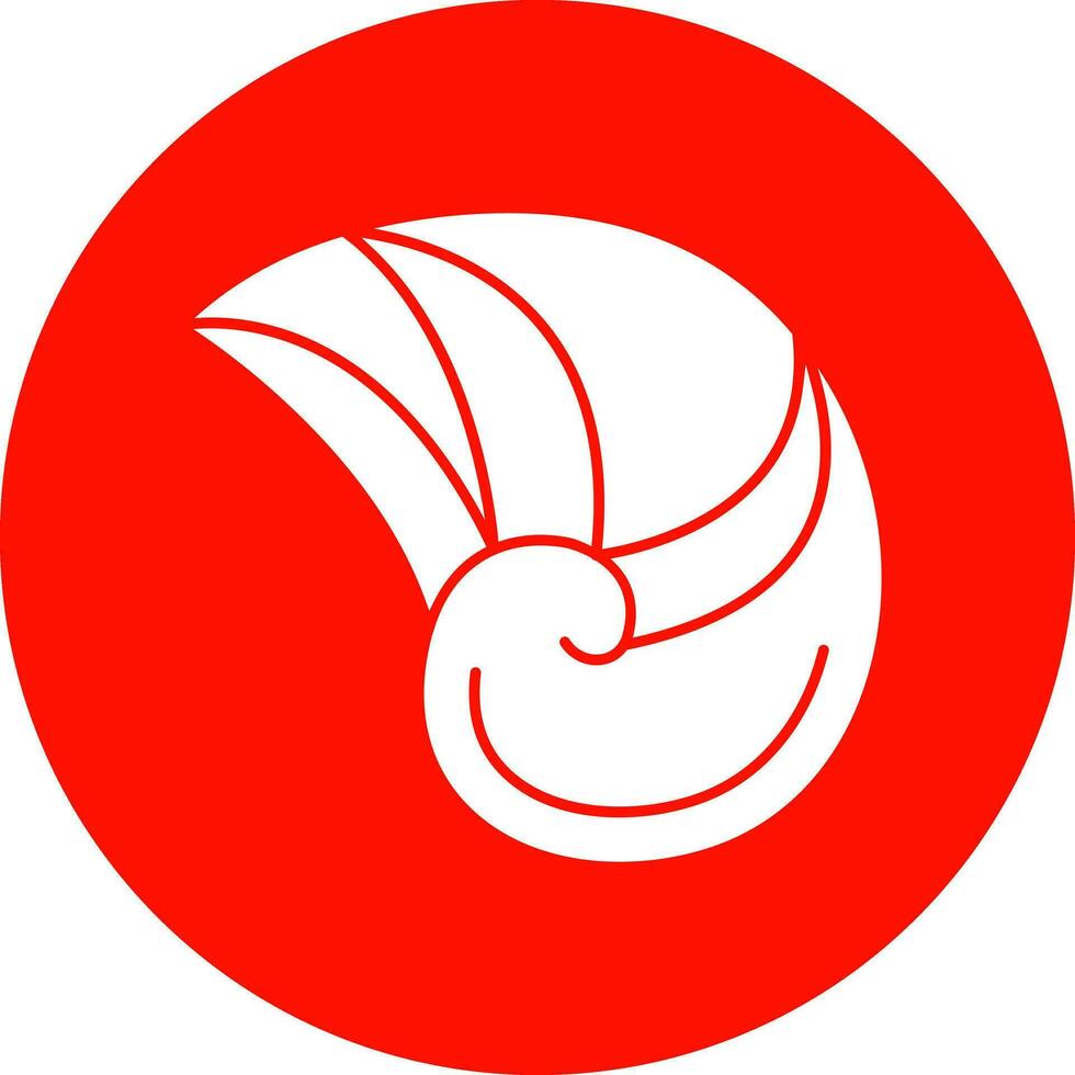 Nautilus Vector Icon Design