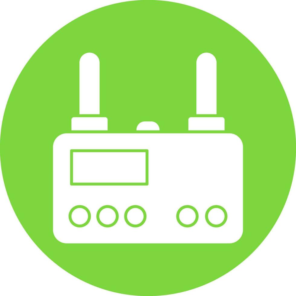 Wireless router Vector Icon Design