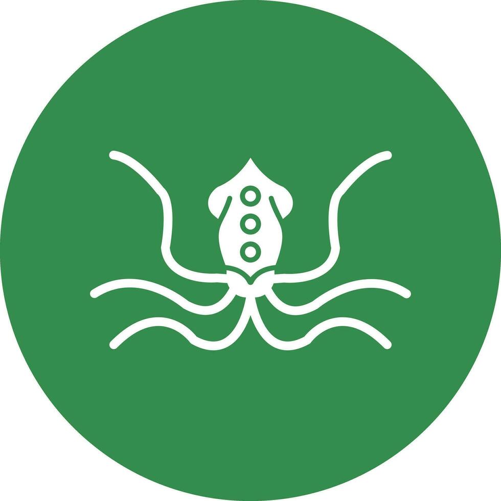 Squid Vector Icon Design