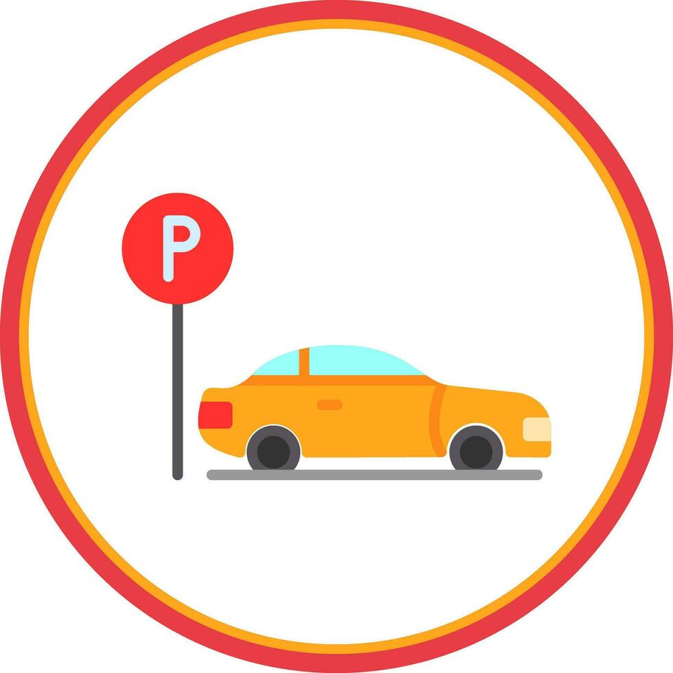 diseño de icono de vector de estacionamiento