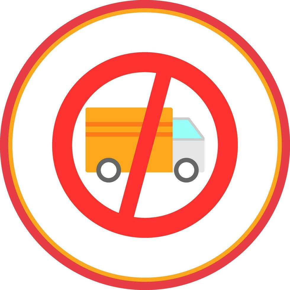 No camiones vector icono diseño