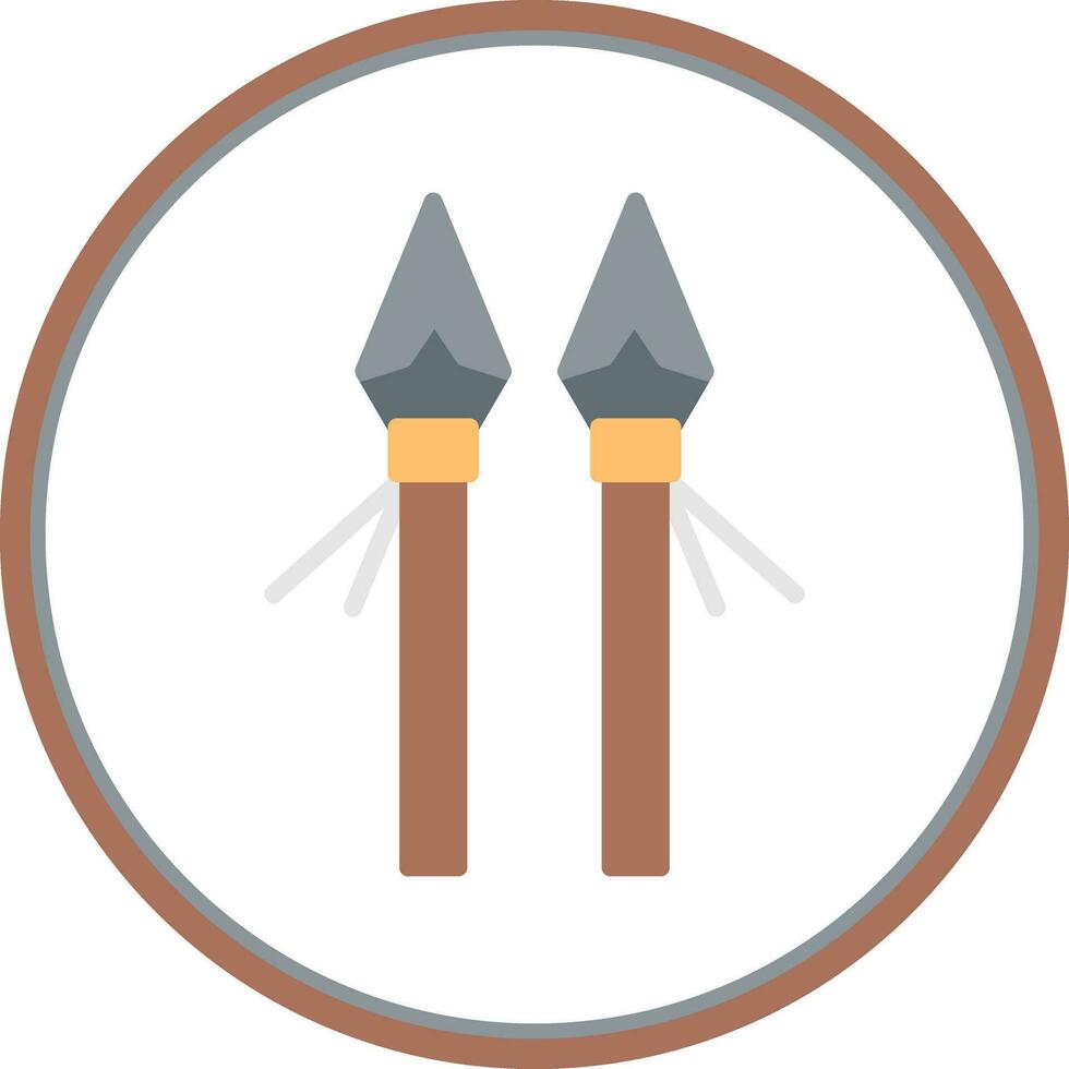 Spear Vector Icon Design