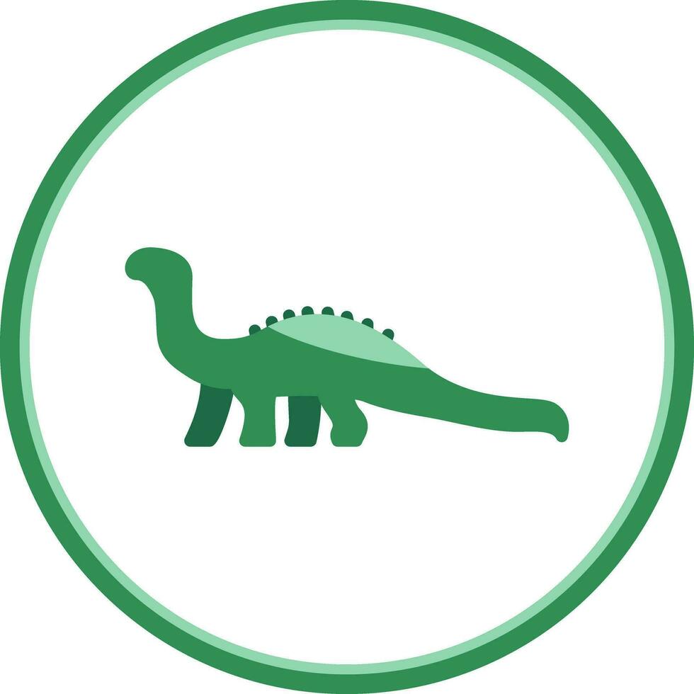 Diplodocus Vector Icon Design