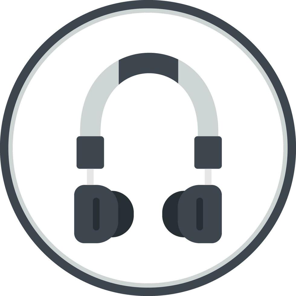 diseño de icono de vector de auriculares