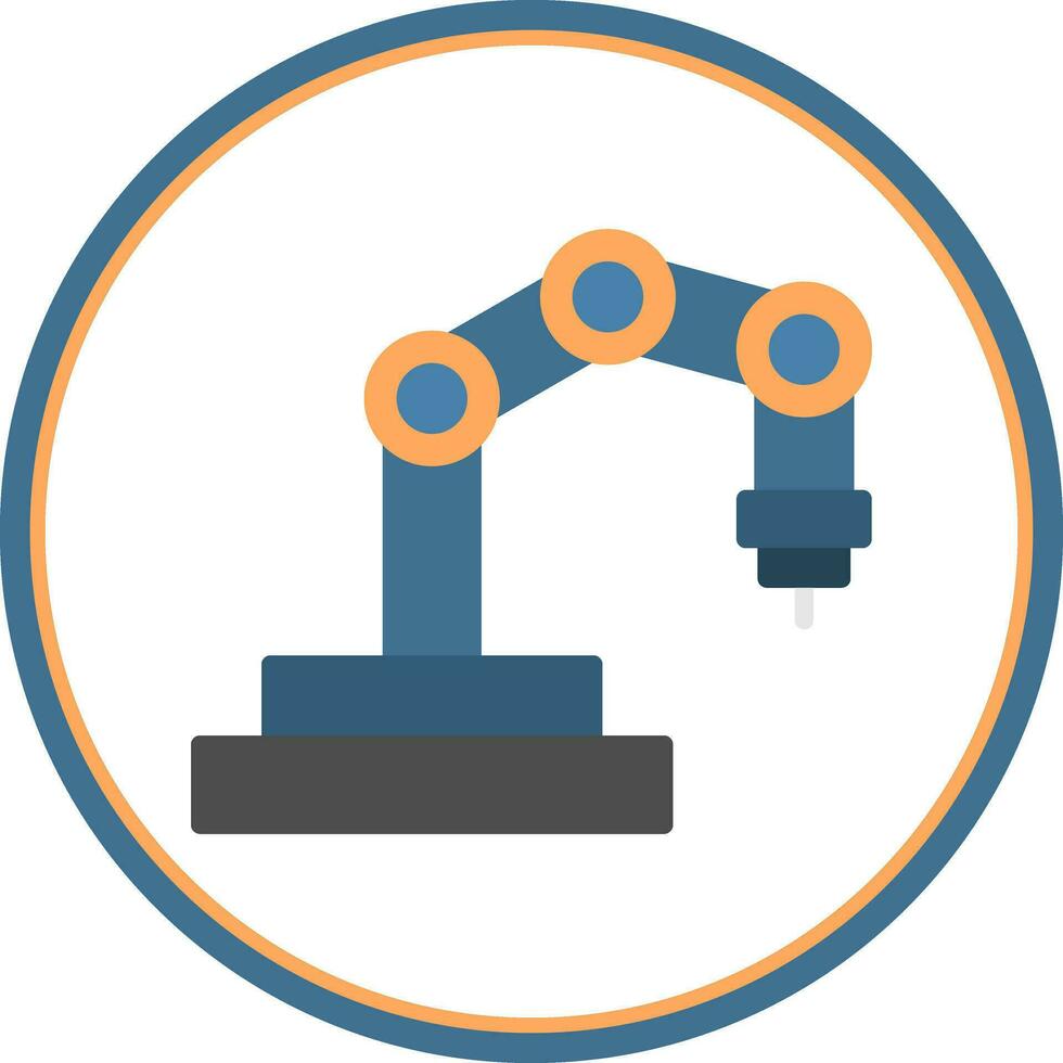 Robot arm Vector Icon Design