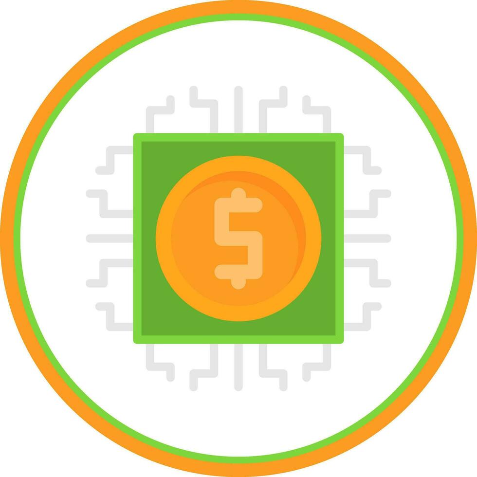 Digital currency Vector Icon Design