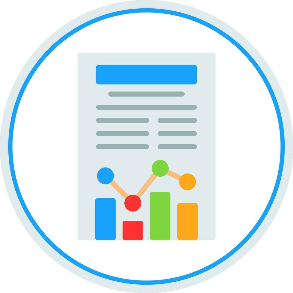 Statistics Vector Icon Design