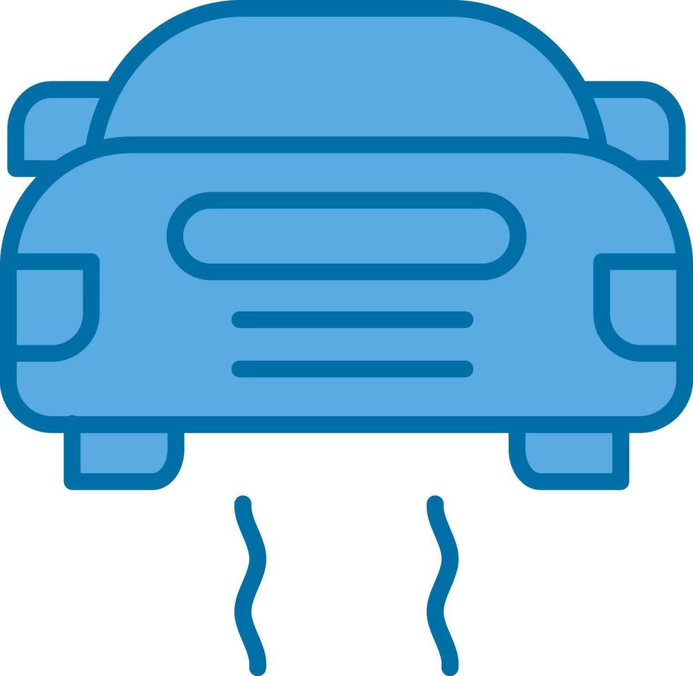 Slippery Road Vector Icon Design