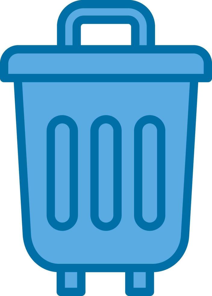 diseño de icono de vector de bote de basura