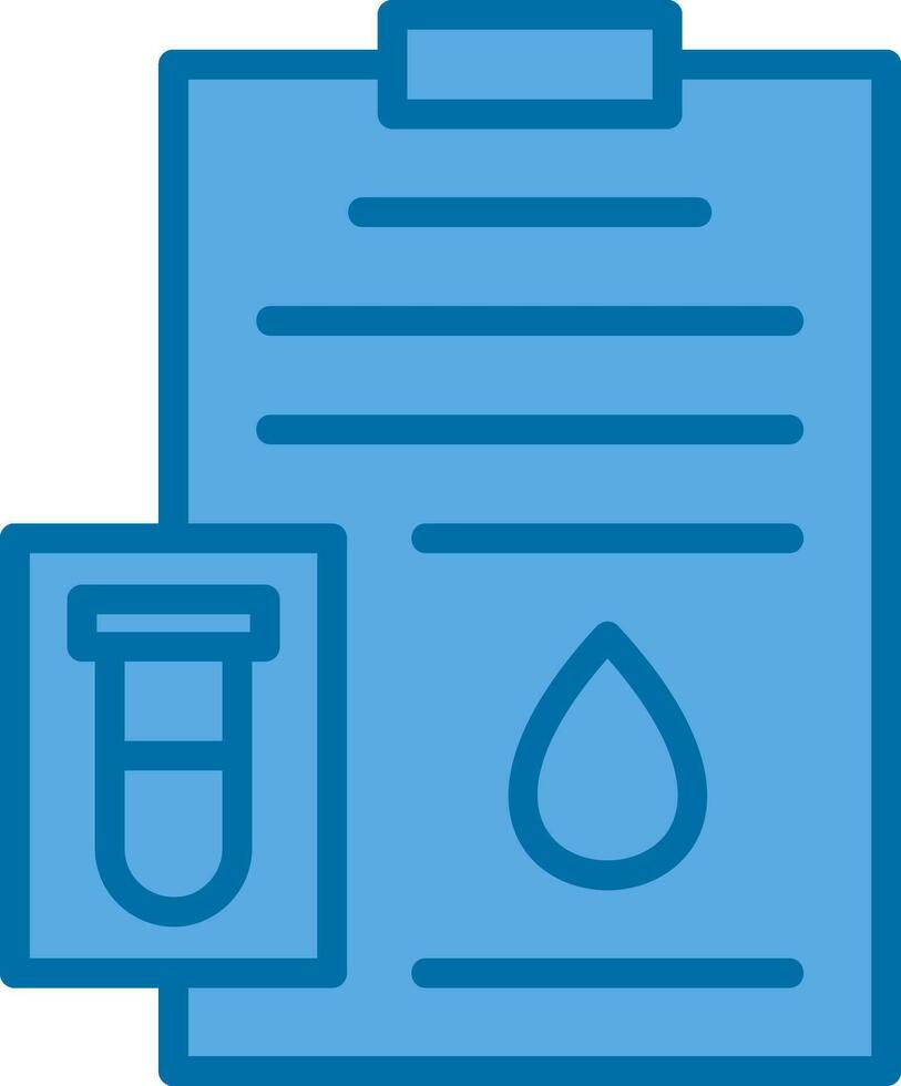 Blood Test Vector Icon Design