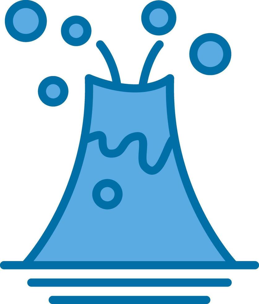 Volcano Vector Icon Design