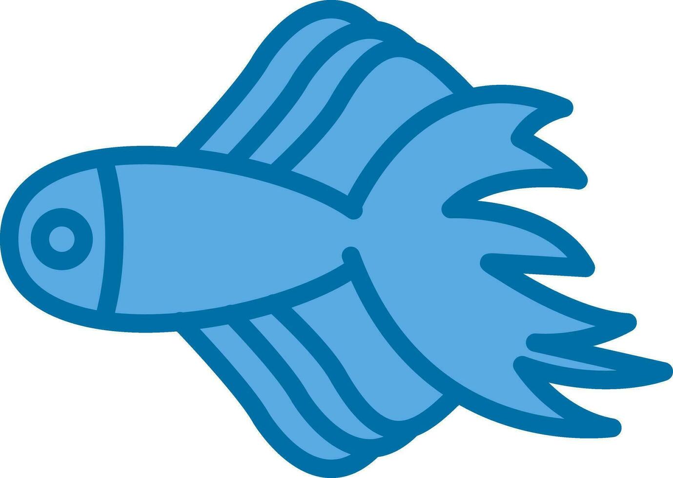 Betta fish Vector Icon Design