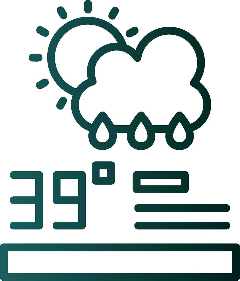 Forecast Analytics Vector Icon Design