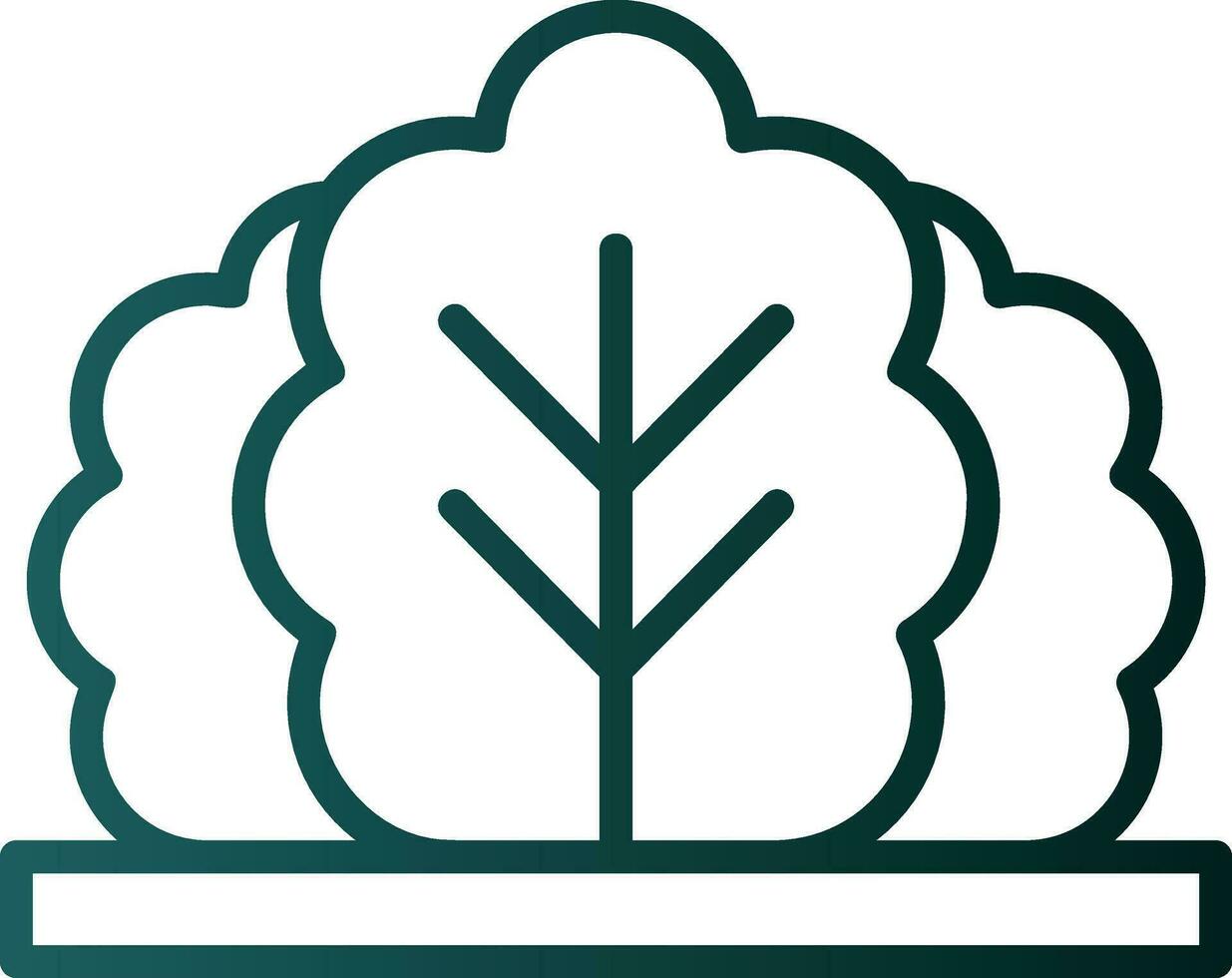 Bush Vector Icon Design
