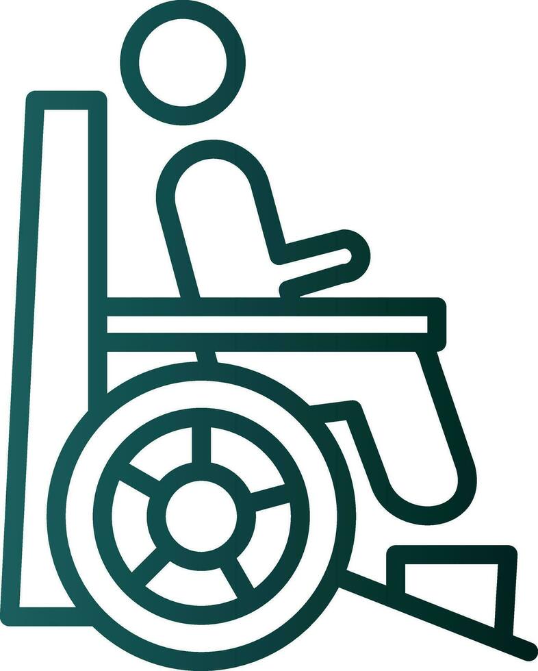 Disability Vector Icon Design